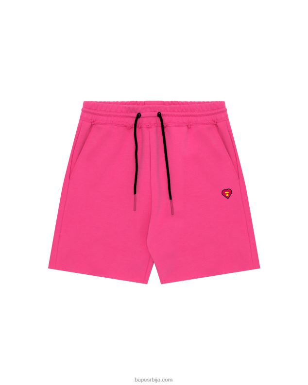 розе Жене A Bathing Ape трек шорц J42801044
