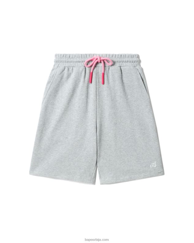 сива Жене A Bathing Ape лого трек шорц J4280886