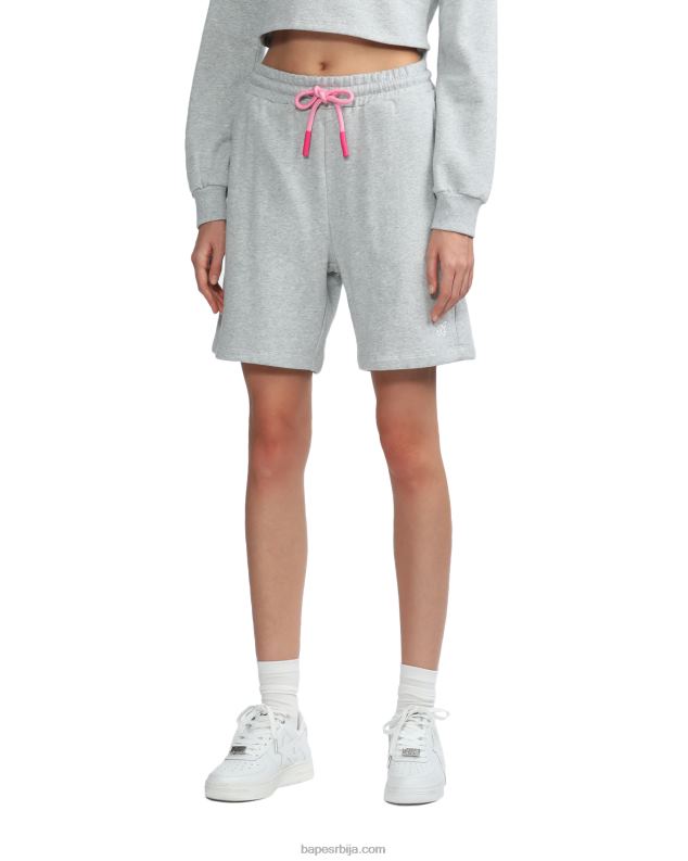 сива Жене A Bathing Ape лого трек шорц J4280886