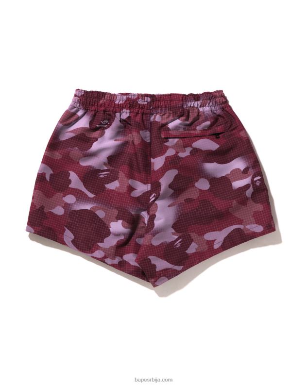 цигла црвена Жене A Bathing Ape мрежасте маскирне хлачице J4280898