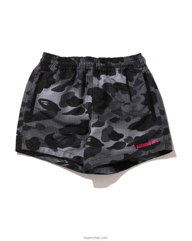 црн Жене A Bathing Ape мрежасте маскирне хлачице J4280899