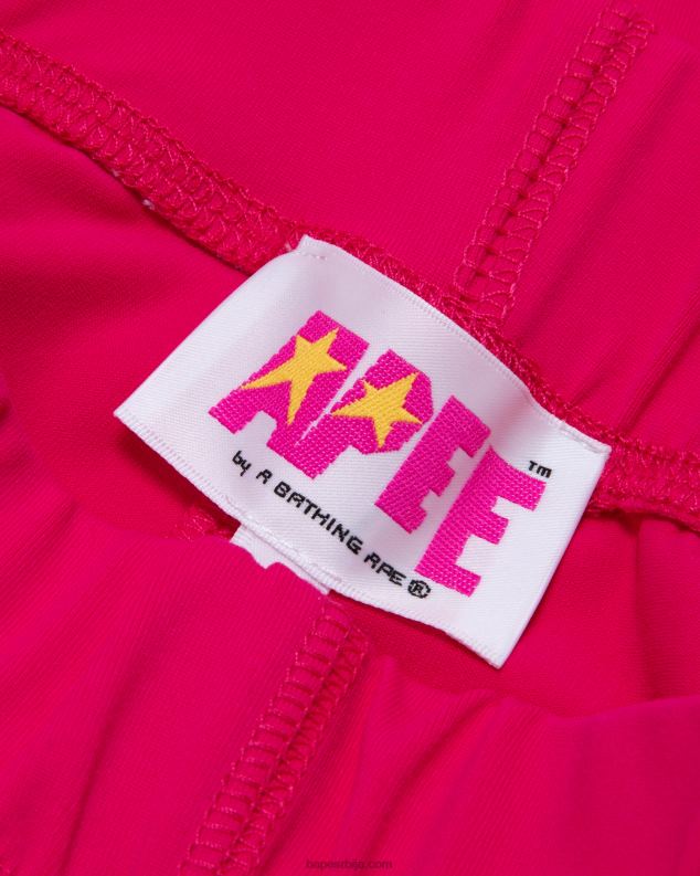 карминска ружа Жене A Bathing Ape шортс слим фит J4280942