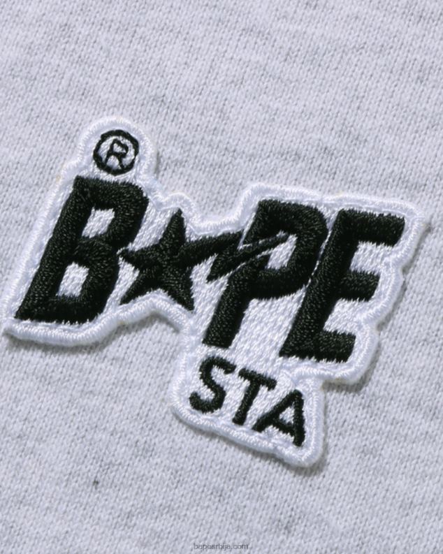 сива Жене A Bathing Ape лого оне поинт тее J42801002