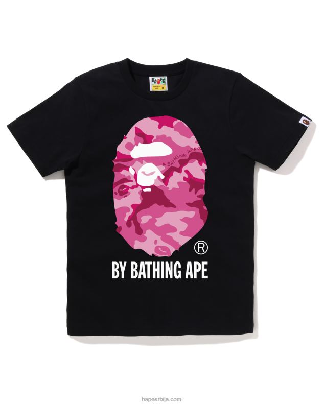 црн Жене A Bathing Ape воодланд цамо би тее J4280784