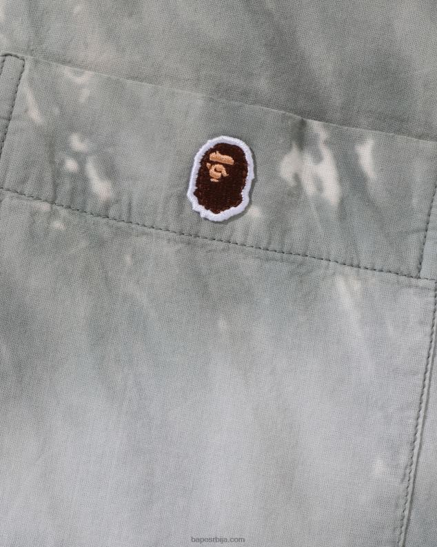 црн Жене A Bathing Ape хеад оне поинт тие дие кошуља J4280786