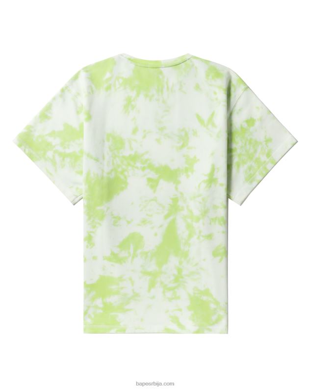 светло зелена Жене A Bathing Ape лого тие-дие мајица J4280790