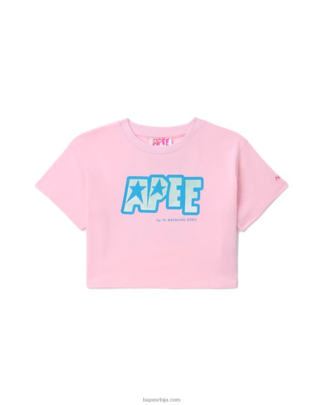 розе Жене A Bathing Ape мајица са логом J4280798