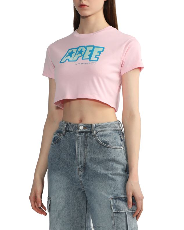 розе Жене A Bathing Ape мајица са логом J4280798