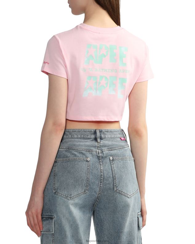 розе Жене A Bathing Ape мајица са логом J4280798