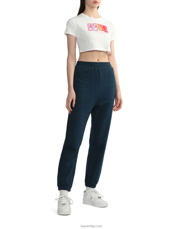 бео Жене A Bathing Ape мајица са логом J4280799