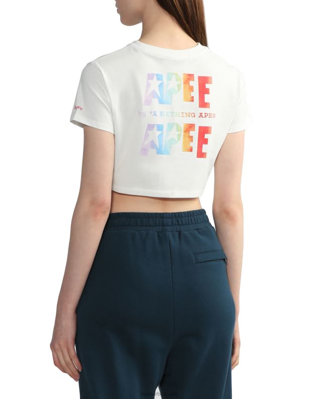 бео Жене A Bathing Ape мајица са логом J4280799