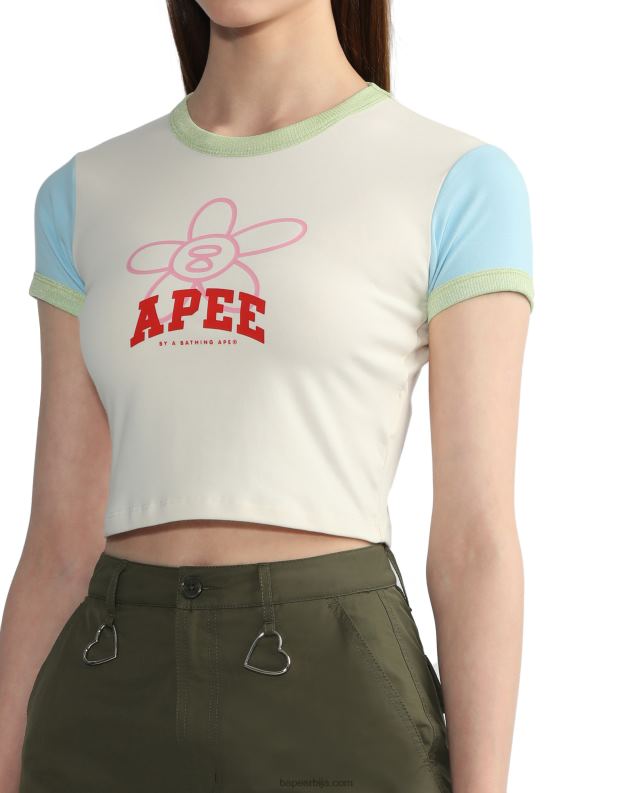 бео Жене A Bathing Ape графички врх J4280800