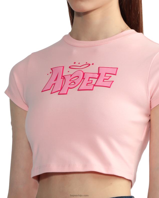 розе Жене A Bathing Ape графичка мајица танког кроја J4280837