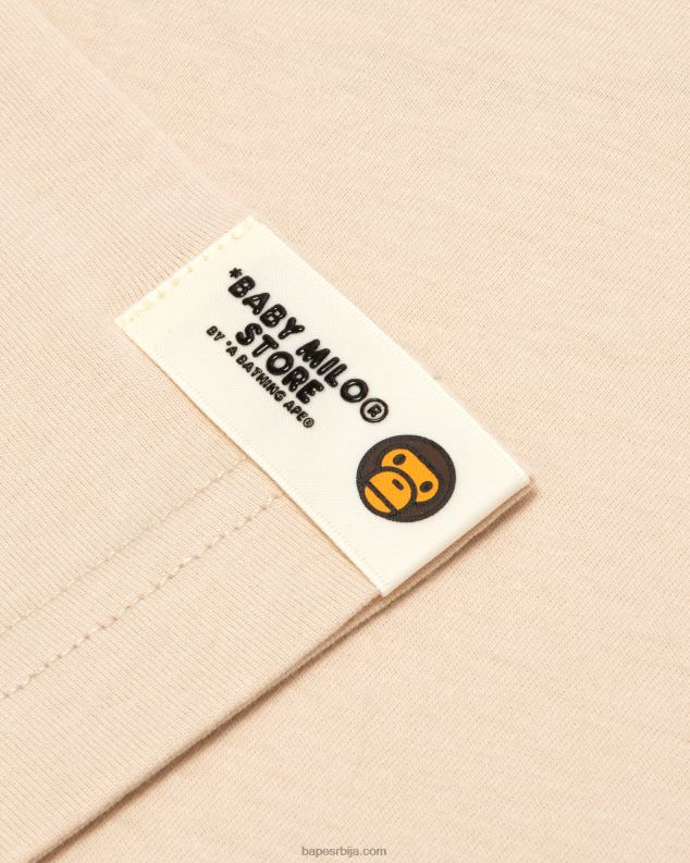 беж Жене A Bathing Ape баби мило боки фит мајица J4280849