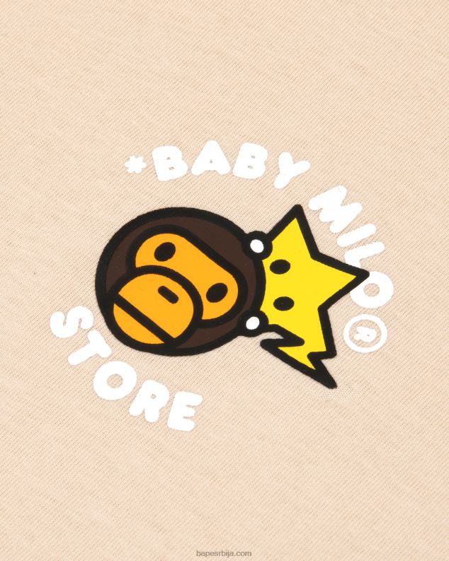 беж Жене A Bathing Ape баби мило боки фит мајица J4280849