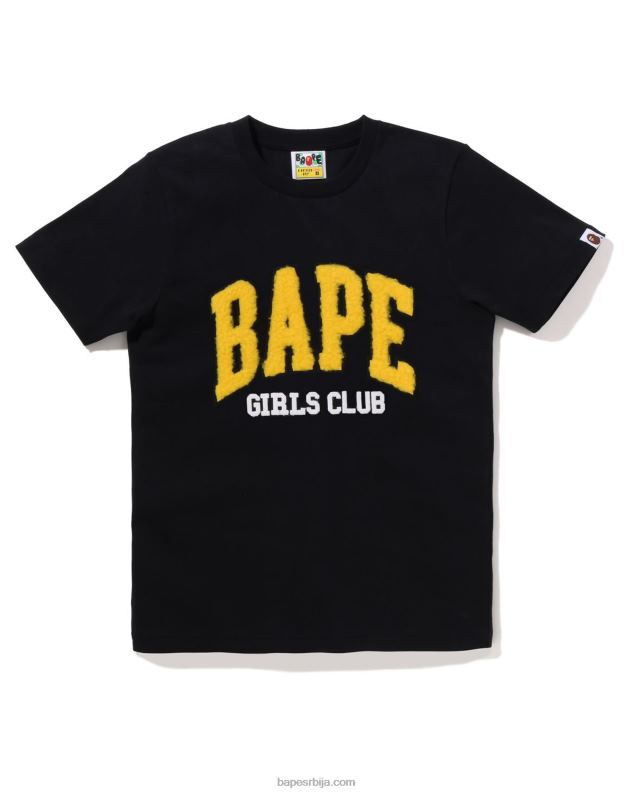 црн Жене A Bathing Ape мајица за девојчице од боа руна J4280881