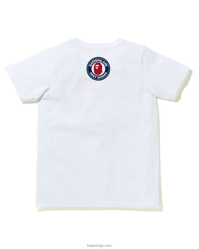 бео Жене A Bathing Ape писмо тее J4280892