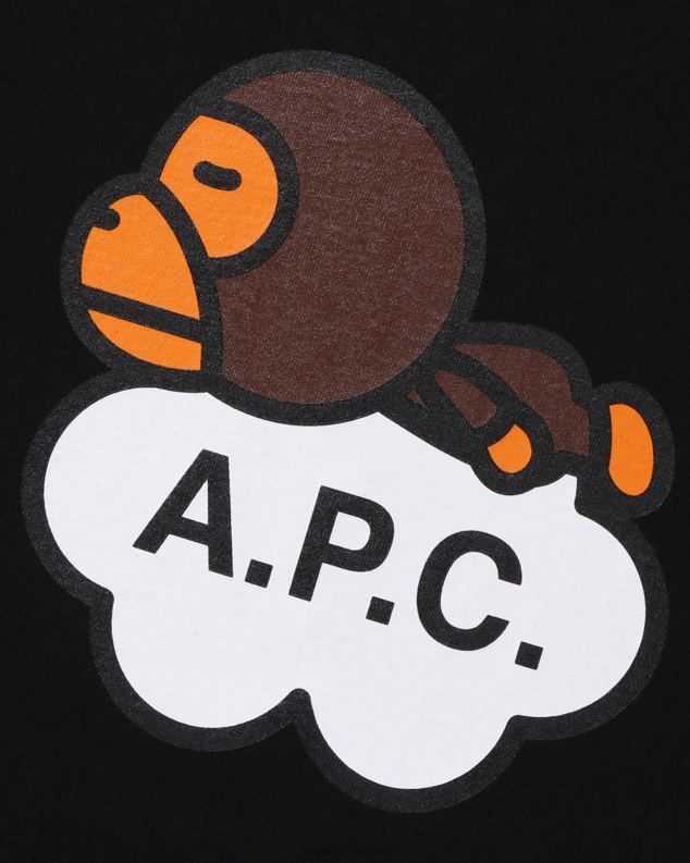 црн Жене A Bathing Ape к а.п.ц. мило широка мајица J4280902