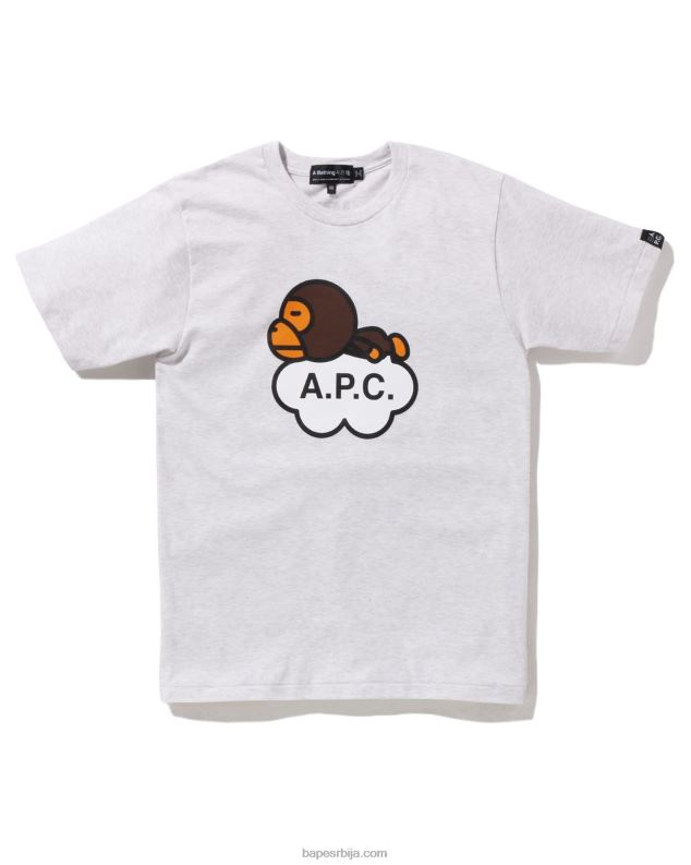 сива Жене A Bathing Ape к а.п.ц. мило широка мајица J4280903