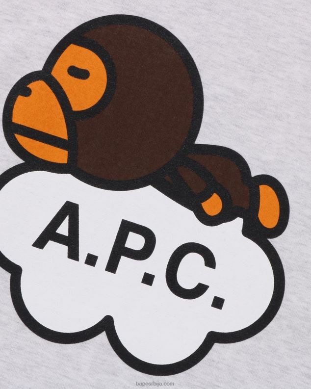 сива Жене A Bathing Ape к а.п.ц. мило широка мајица J4280903