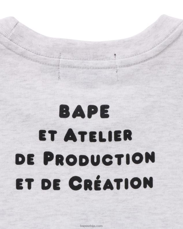 сива Жене A Bathing Ape к а.п.ц. мило широка мајица J4280903