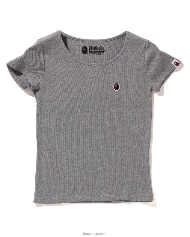 сива Жене A Bathing Ape глава једна тачка ребра J4280908
