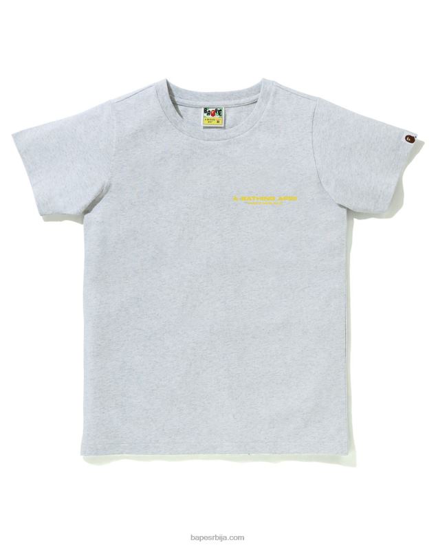 сива Жене A Bathing Ape лине цамо мајица J4280924