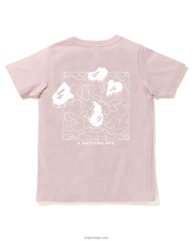 розе Жене A Bathing Ape мајица за штампање мастилом J4280929