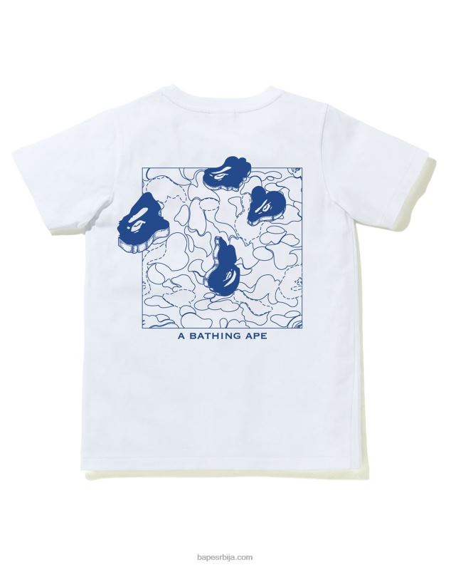 бео Жене A Bathing Ape мајица за штампање мастилом J4280930