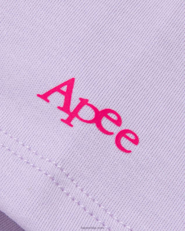 лила Жене A Bathing Ape лого бобичаста мајица J4280938
