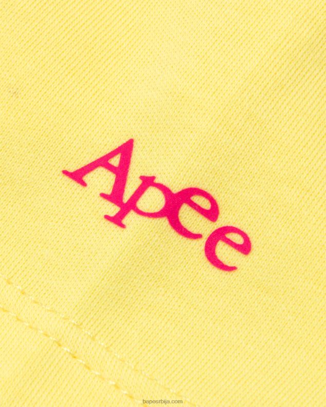 лимун жута Жене A Bathing Ape лого бобичаста мајица J4280940