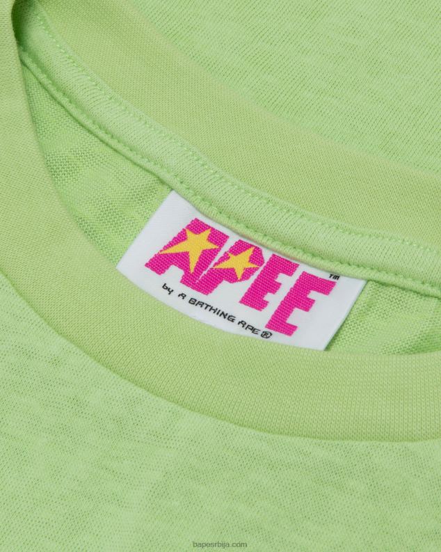 јесен зелена Жене A Bathing Ape графичка скраћена мајица J4280951
