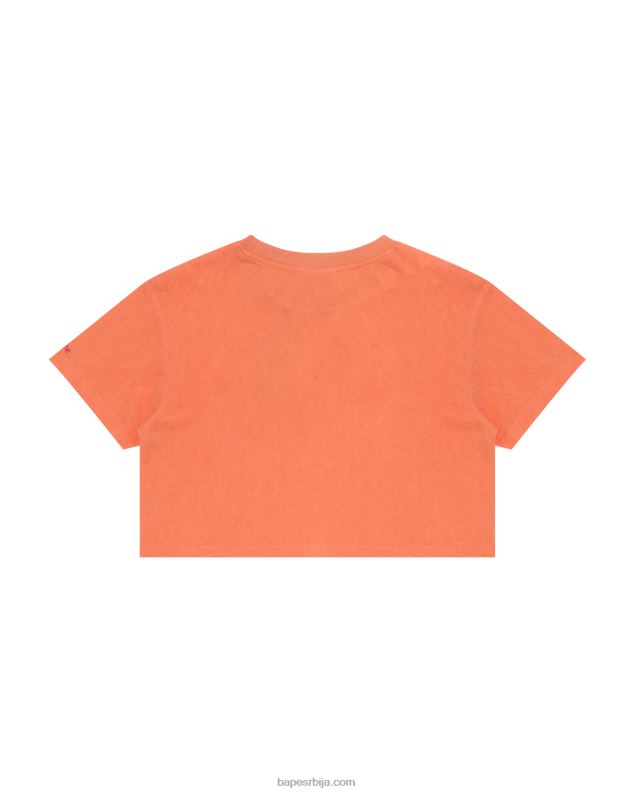 наранџаста Жене A Bathing Ape графичка скраћена мајица J4280953