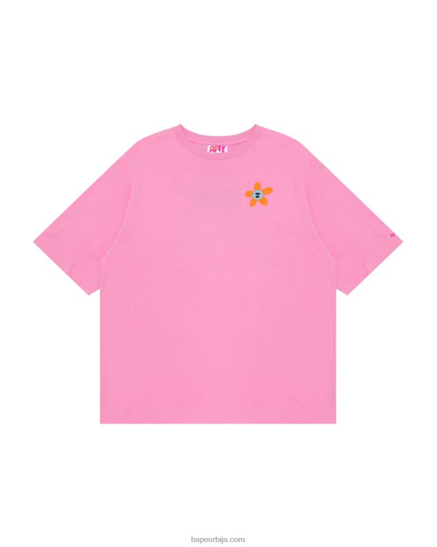 розе Жене A Bathing Ape класична мајица J4280957