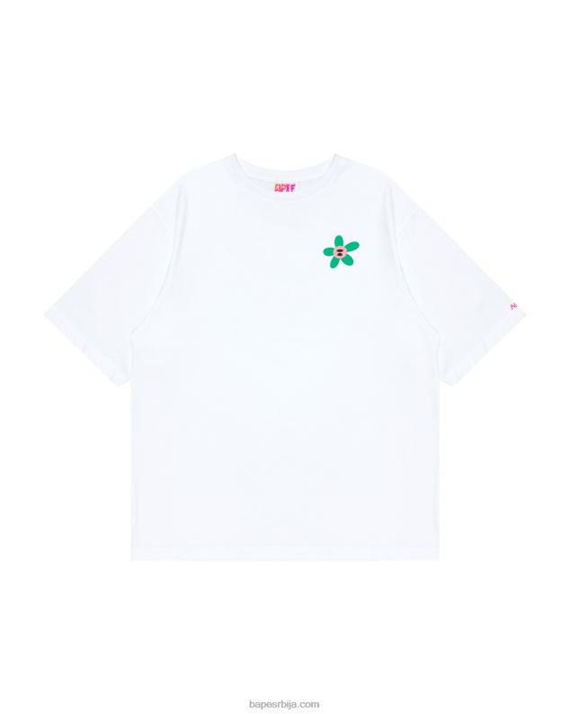 избељено бело Жене A Bathing Ape класична мајица J4280958