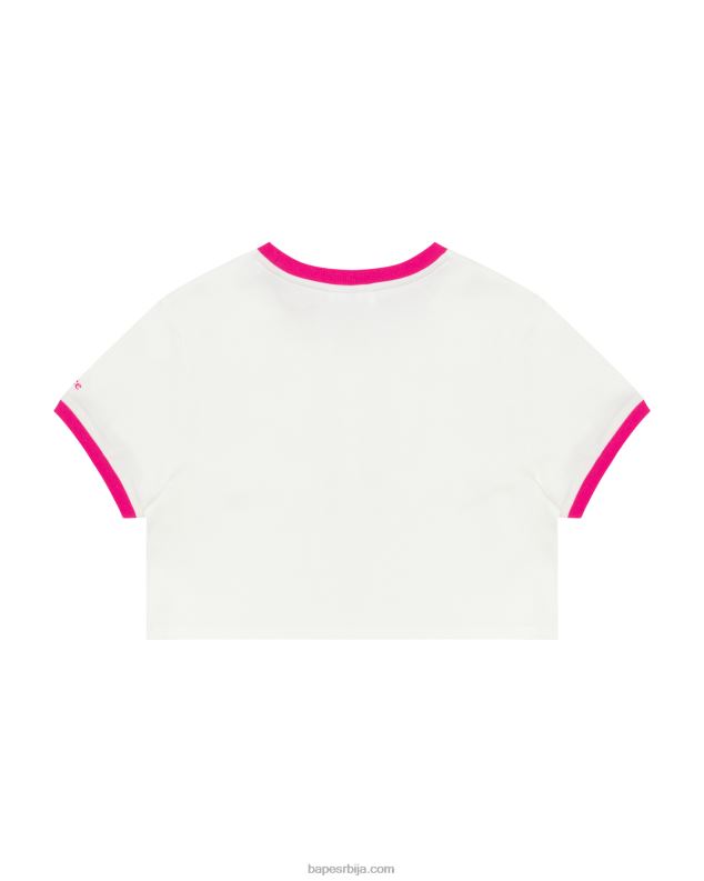 зид бео Жене A Bathing Ape мајица са изрезивањем срца J4280963