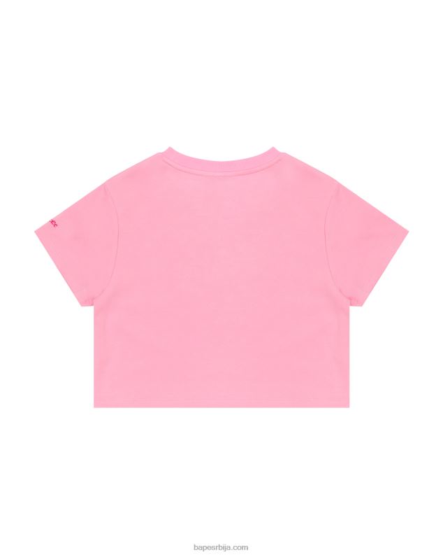 розе Жене A Bathing Ape изрезана мајица са цветом J4280966