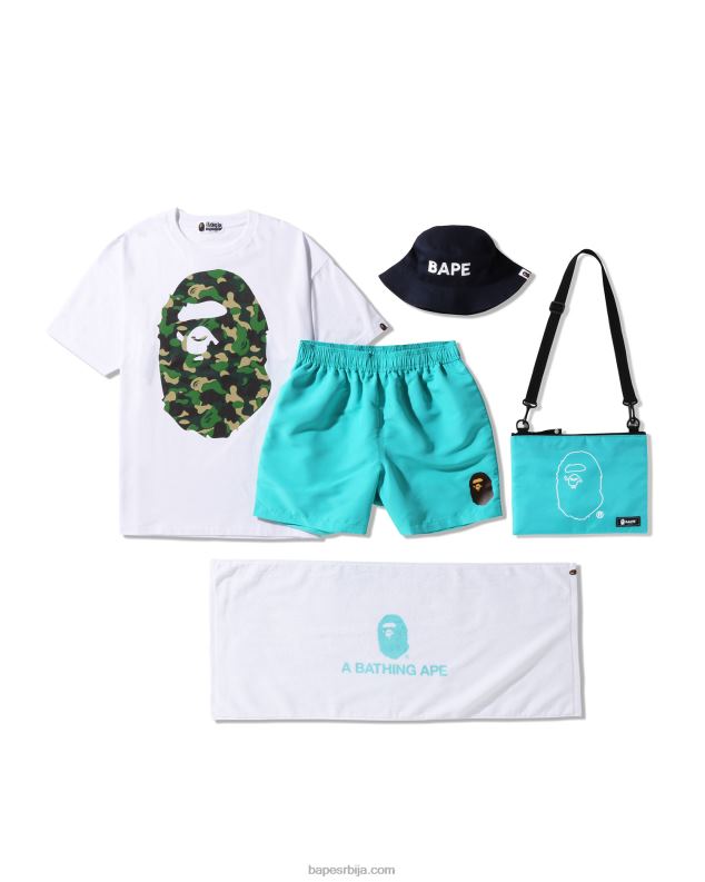 Плави Жене A Bathing Ape летња торба за одмор плажа J42801144