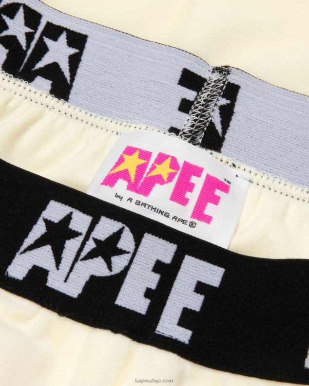 бео Жене A Bathing Ape велур јоггерс J42801041