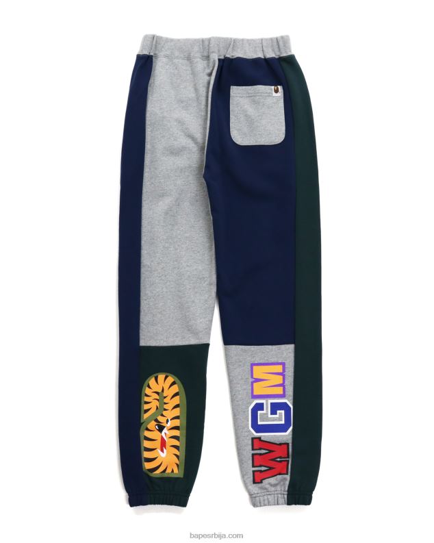 сива Жене A Bathing Ape црази схарк тренирке J42801048