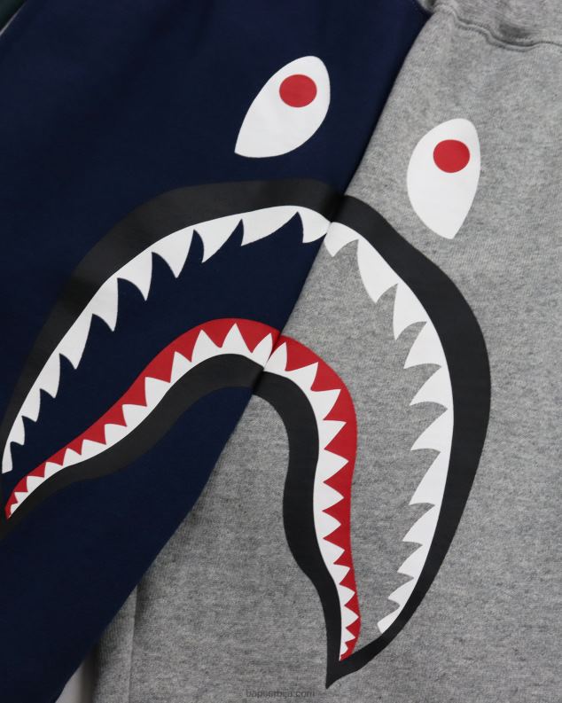 сива Жене A Bathing Ape црази схарк тренирке J42801048