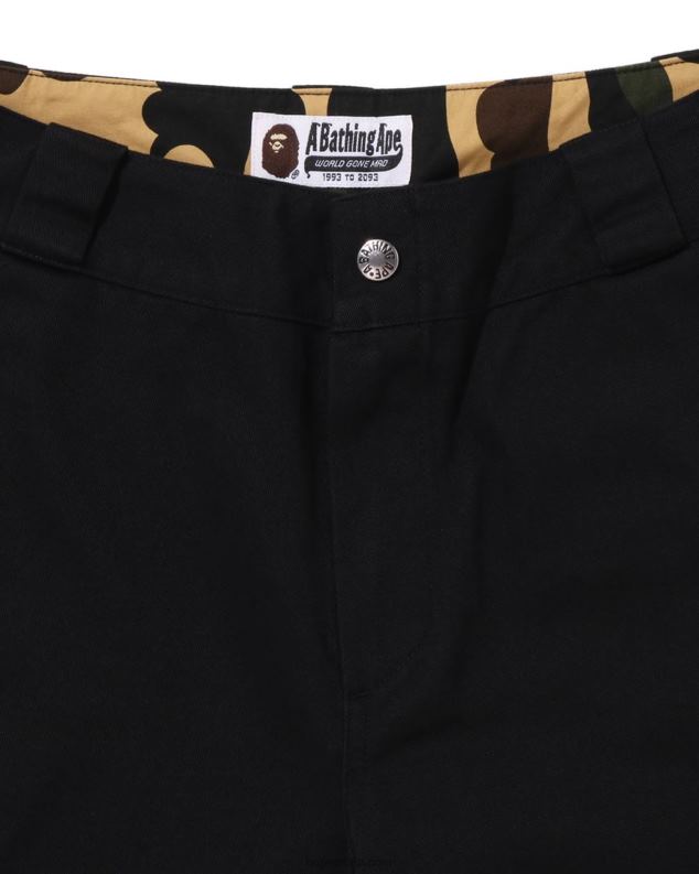 црн Жене A Bathing Ape цхино радне панталоне J4280884