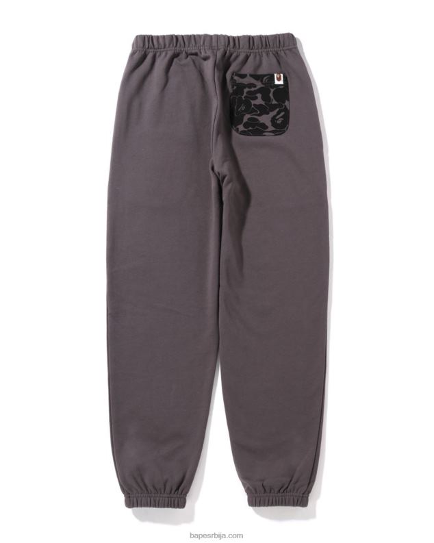 сива Жене A Bathing Ape хеад оне поинт оверсизед тренирке J4280973