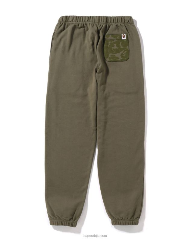 Војничко зелена Жене A Bathing Ape хеад оне поинт оверсизед тренирке J4280974