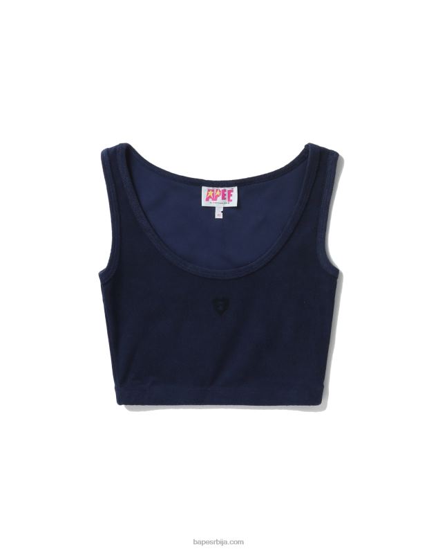 Морнарско плаво Жене A Bathing Ape Товелинг Цроп топ J4280826