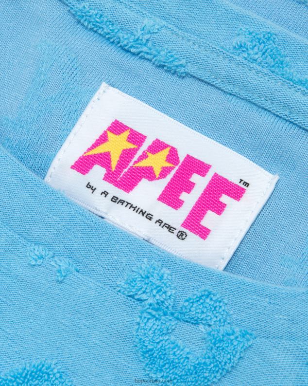 светло плава Жене A Bathing Ape прслук са скраћеним узорком J4280931