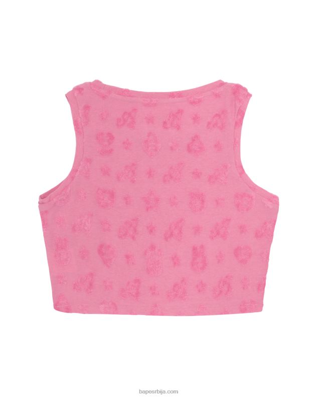 розе Жене A Bathing Ape прслук са скраћеним узорком J4280932