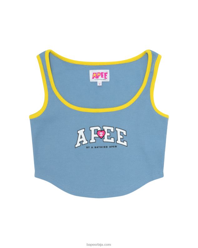 кисело плаво Жене A Bathing Ape графички прслук J4280947