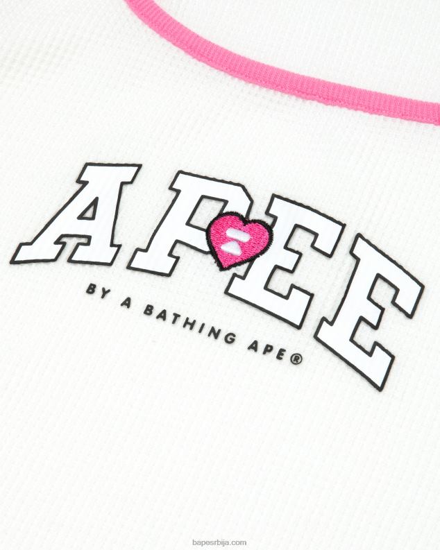 зид бео Жене A Bathing Ape графички прслук J4280948