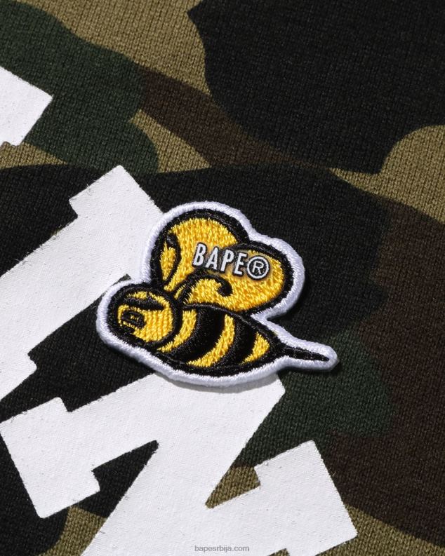 Војничко зелена Жене A Bathing Ape мулти лабел 1. цамо мајица J4280919